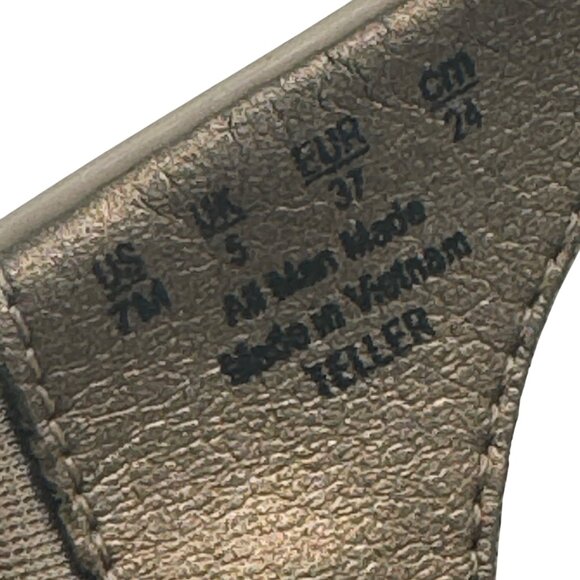 Taupe Teller  Slingback Heels By LifeStride Size 7 Womens Patent Leather Look - Picture 8 of 8